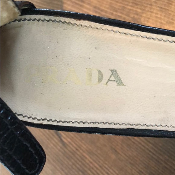 $650 38.5 Prada ankle strap sandal - Picture 3 of 6